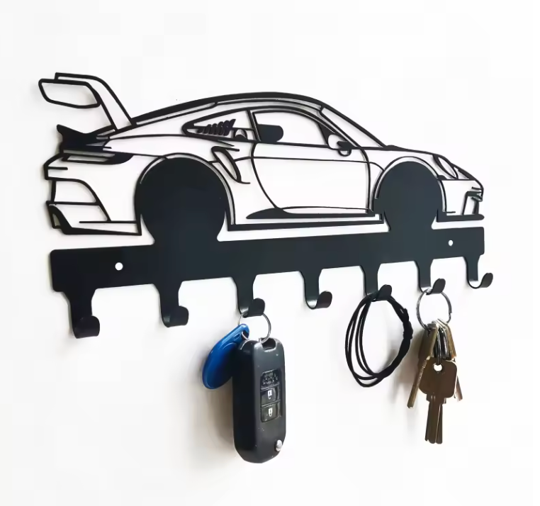 Porsche wall-mounted key holder