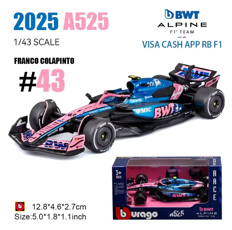 1:43 Diecast F1 cars - Image 7