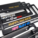 JDM-style plate bracket