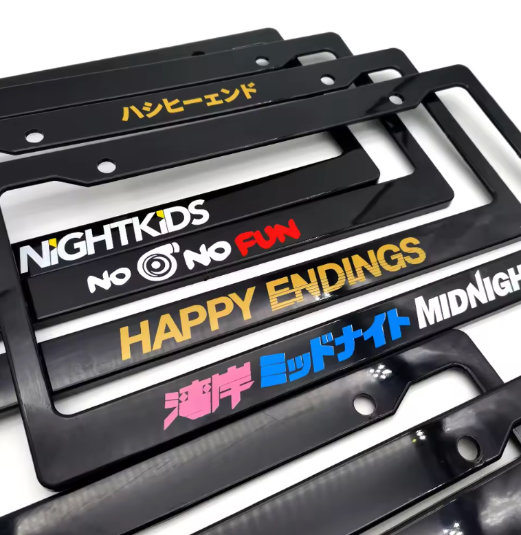 JDM-style plate bracket